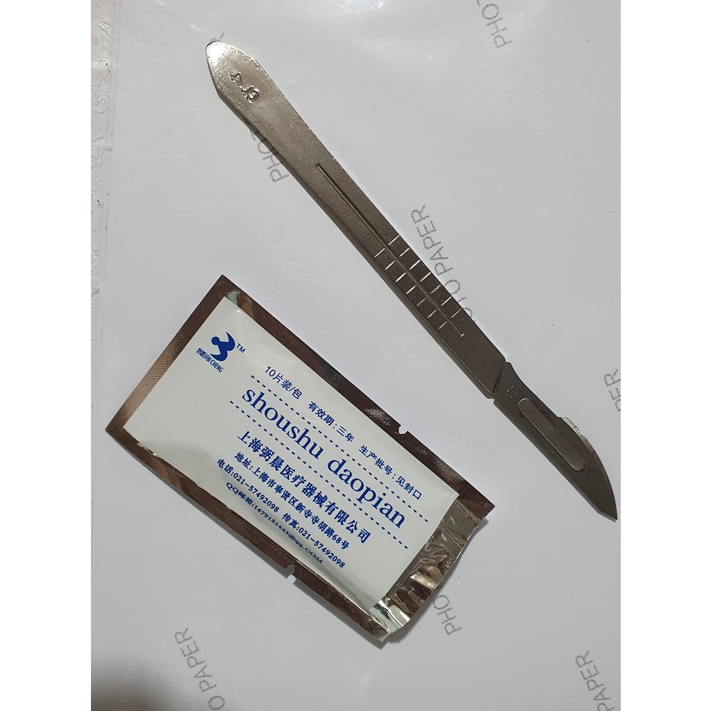 Dao mổ cắt mặt vợt bóng bàn lưỡi bầu đảm bảo sắc bén thao tác dễ dàng