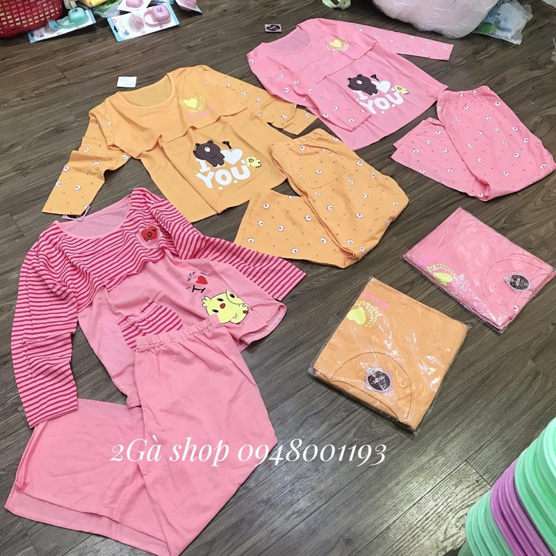 Bộ mẹ bầu và sinh cotton đẹp