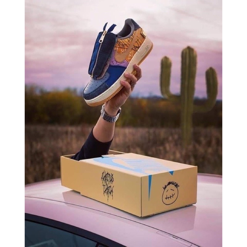 GIÀY AIR AF1 TRAVIS SCOT LAI AU [ FULL BOX + FREE SHIP ] | BigBuy360 - bigbuy360.vn