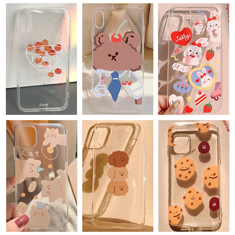 Ins Korea cute iPhone case iphone7 7Plus 8 8plus X Xs XsMax 11 11Pro 11pro Silicone Phone Cover | BigBuy360 - bigbuy360.vn