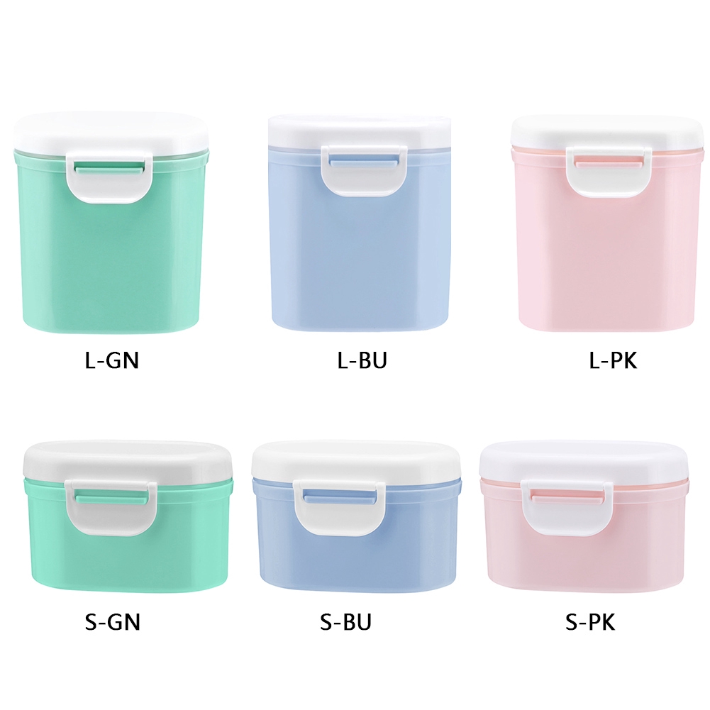 Hộp đựng sữa bột 400g kín khí gọn nhẹ