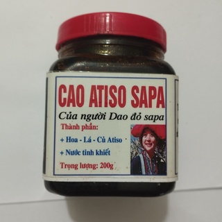 2 lọ cao atiso dân tộc Dao đỏ Sapa nấu