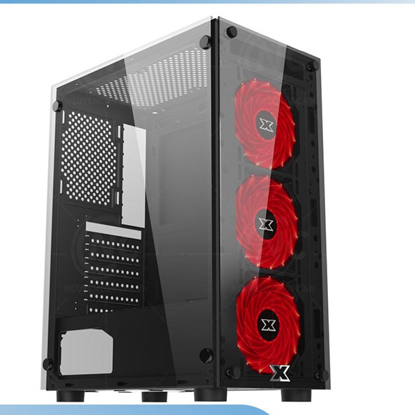 Vỏ case XIGMATEK HERO - ATX, 2 mặt kính cường lực (no fan)