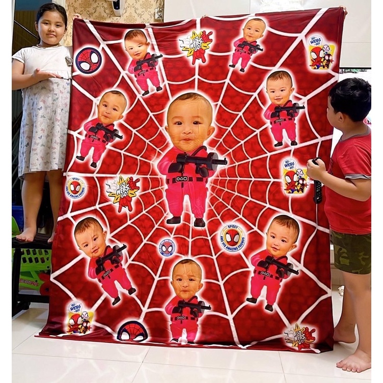 Thiết kế và in ảnh chăn mền theo yêu cầu