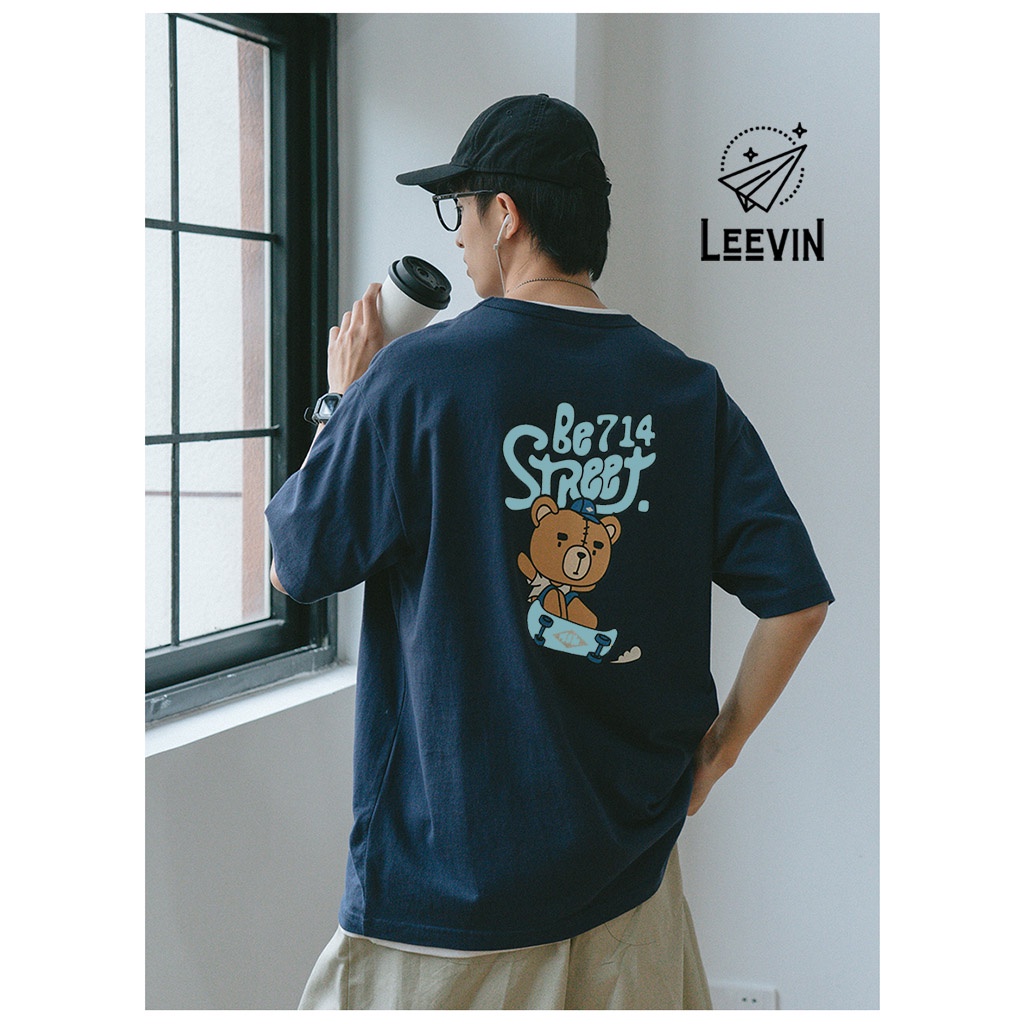 Áo Thun Nam Nữ 714 STREET Trượt Ván Unisex - Kiểu áo phông nữ nam form rộng tay lỡ Ulzzang - Leevin Store | BigBuy360 - bigbuy360.vn