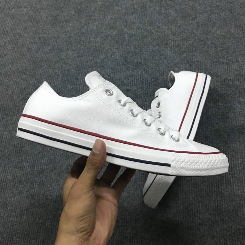 SALE Giày Thể Thao Sneaker CV Classic Trắng THẤP Cổ Nam Nữ