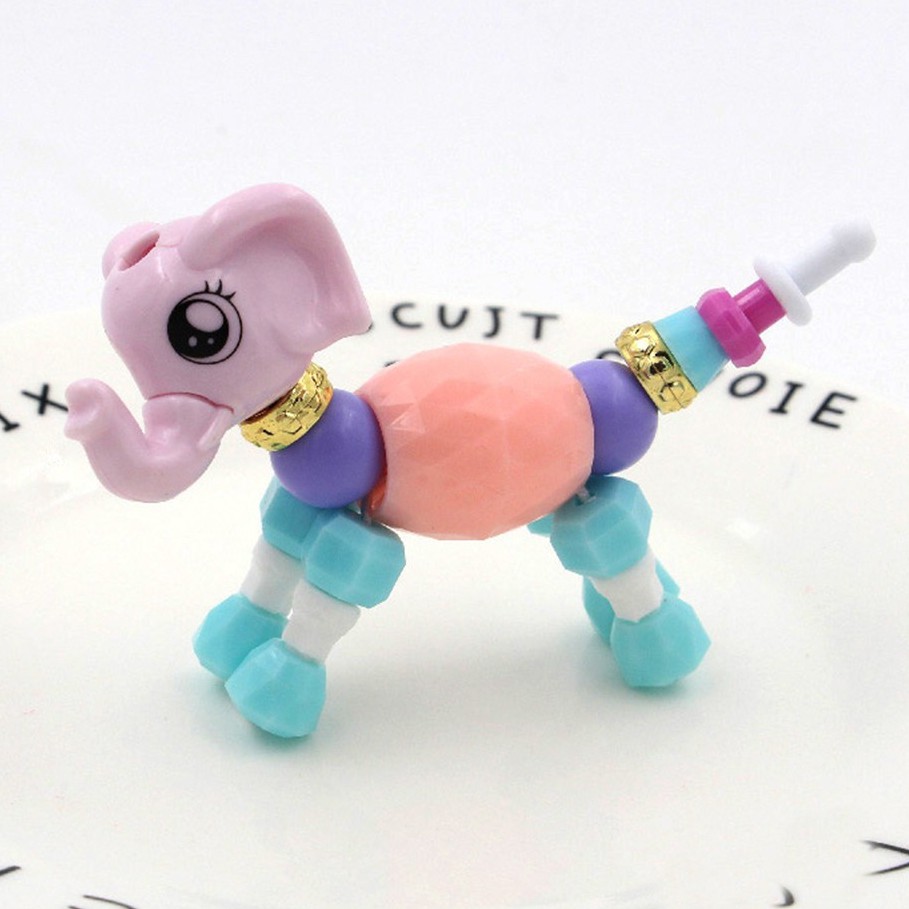 [Twisty Petz Voi] Vòng đeo tay cho bé gái biến hình thú cưng làm trang sức, đồ chơi bằng chuỗi hạt nhựa - New4all