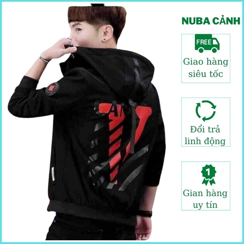 Áo khoác gió nam chất vải dù cán hai lớp TAKA 30