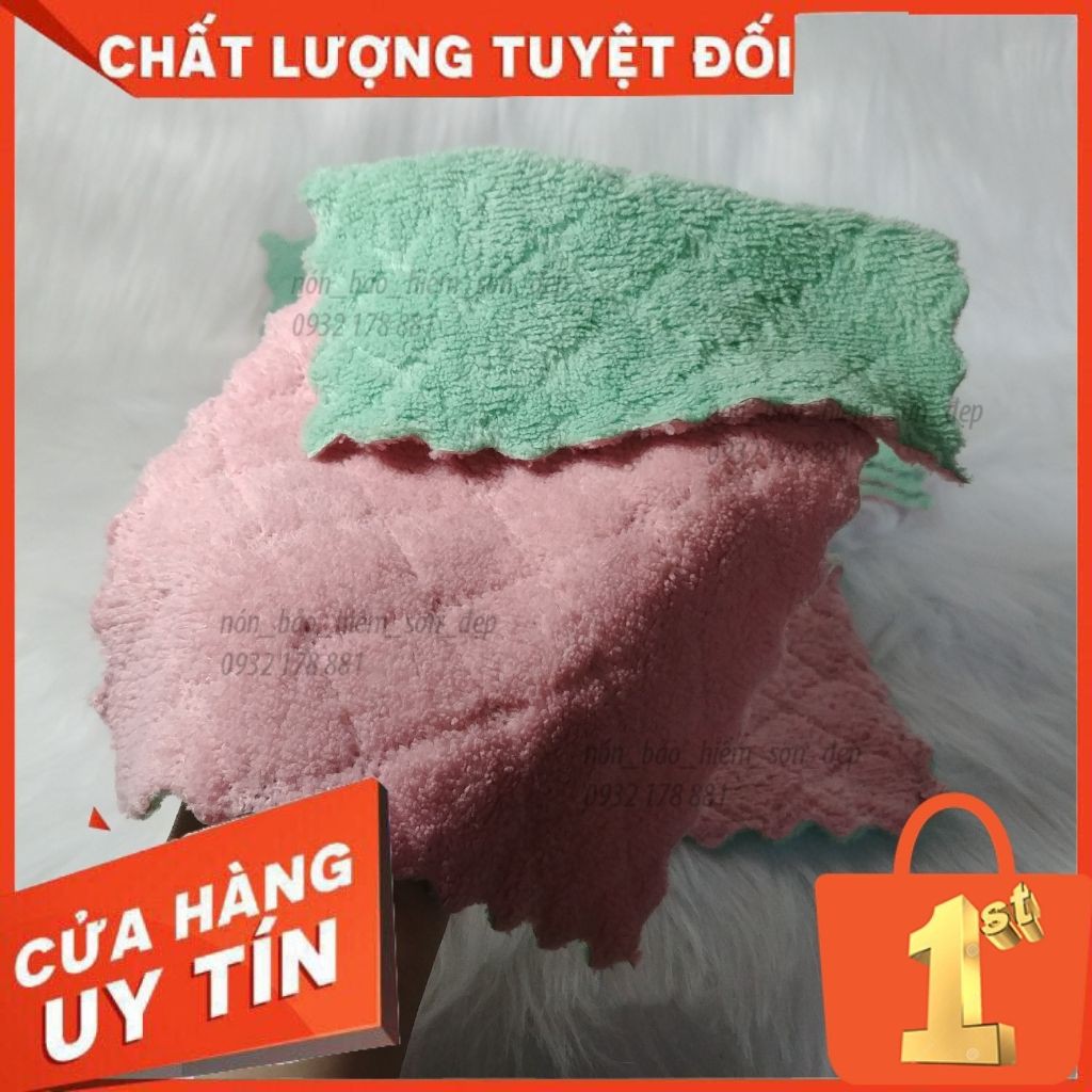 Khăn Lau Đa Năng Cao Cấp 2 Mặt_Khăn Lau Bếp_Khăn Lau Xe_Khăn Lau Nón_Khăn Giá Rẻ