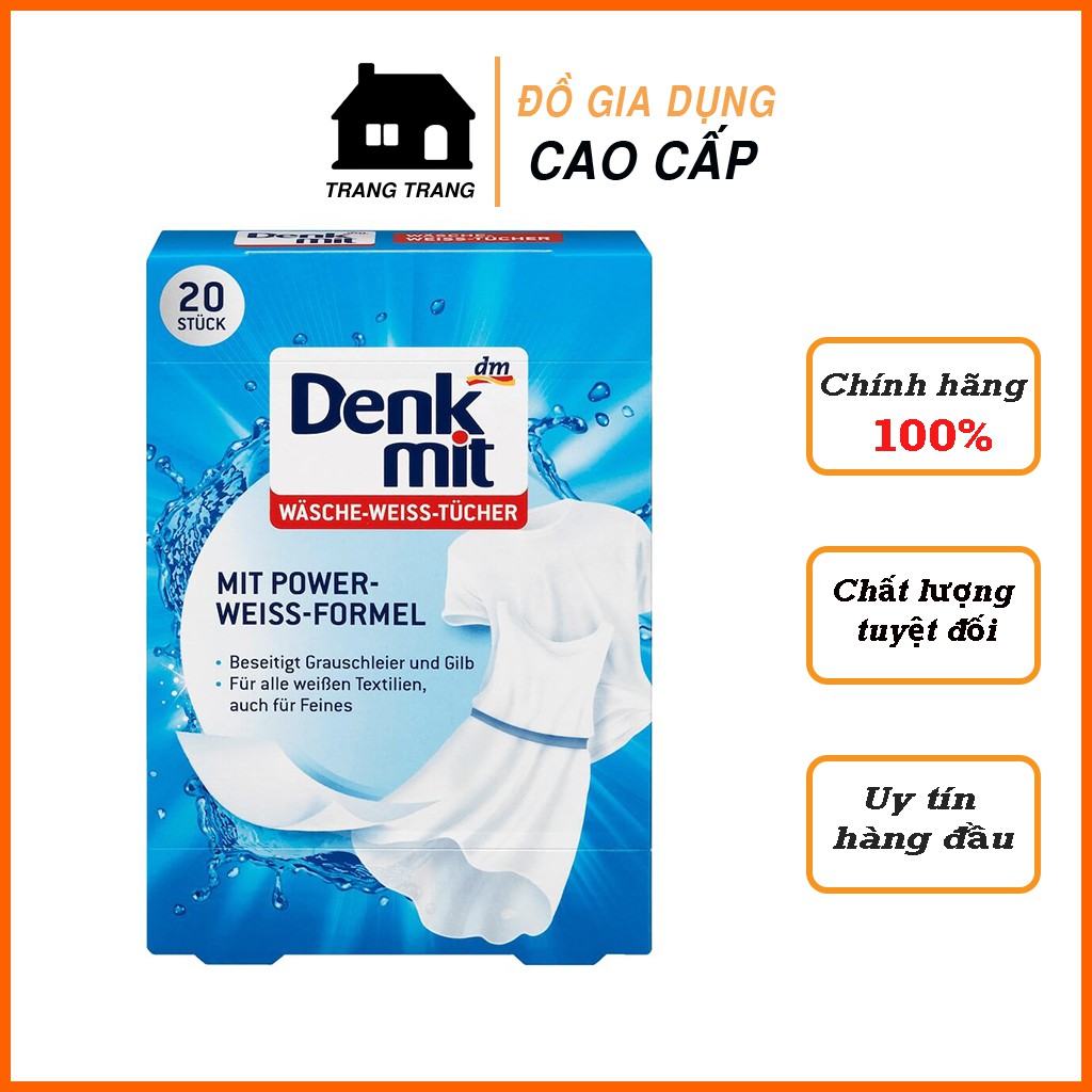 Giấy tẩy trắng quần áo Denkmit - Hàng Đức