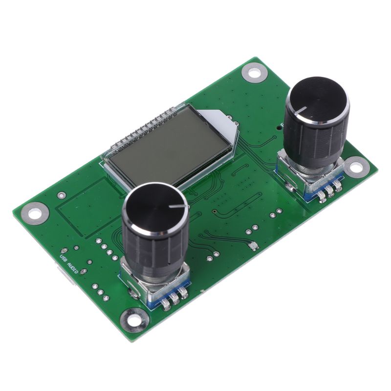 Mô-đun Nhận Tín Hiệu Radio FM 87-108MHz DSP &amp; PLL LCD + Điều Khiển Tiếp Xúc