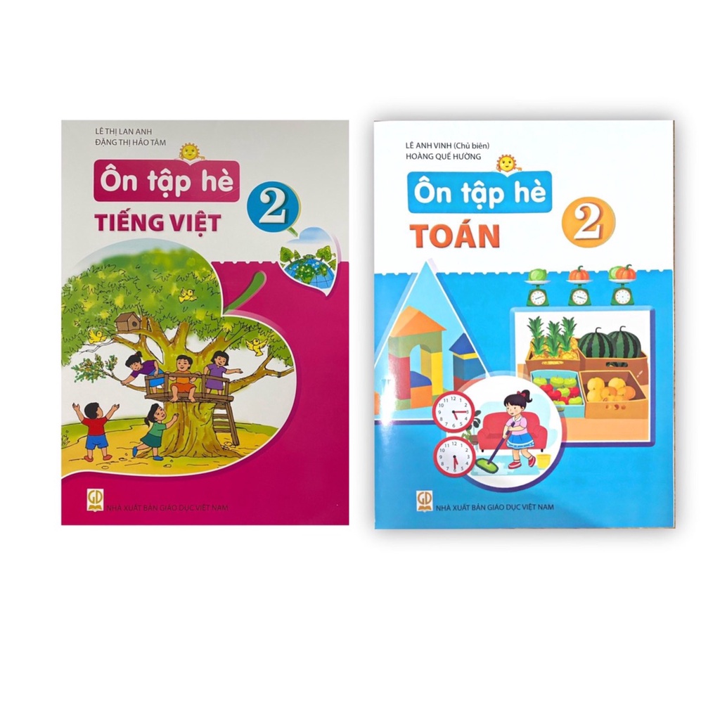 Sách - Combo Ôn tập hè toán và tiếng việt 2 ( NXB Giáo dục )