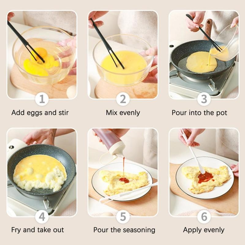 Dụng Cụ Đánh Trứng Hai Đầu Cỡ Nhỏ Cầm Tay Tiện Dụng Cho Nhà Bếp