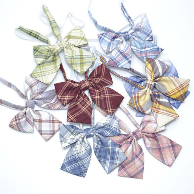 Nơ, cà vạt kẻ caro JK