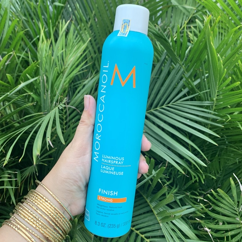 MOROCCANOIL FINISH STRONG Gôm Xịt Giữ Nếp Linh Hoạt Luminous Hair Spray