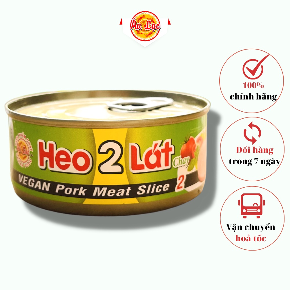 Heo 2 Lát Chay 140g - Thực Phẩm Chay Âu Lạc, Đồ Chay