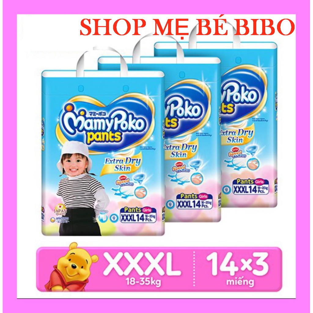 TÃ QUẦN MAMYPOKO XXXL 18-35KG BOYS/GIRLS- NHẬP KHẨU THÁI LAND