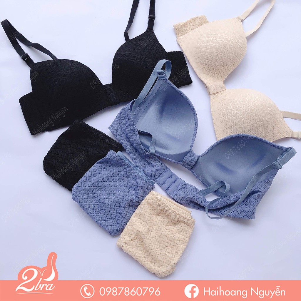 Bộ đồ lót B033 ren không gọng, mút mỏng
