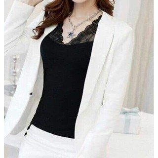 ÁO ba lỗ nữ, Áo Ba Lỗ Nữ Cổ Chữ V Phong Cách Hàn Quốc,Aó mặc trong vest,mặc trong áo khoác siêu đẹp,Áo hai dây nữ