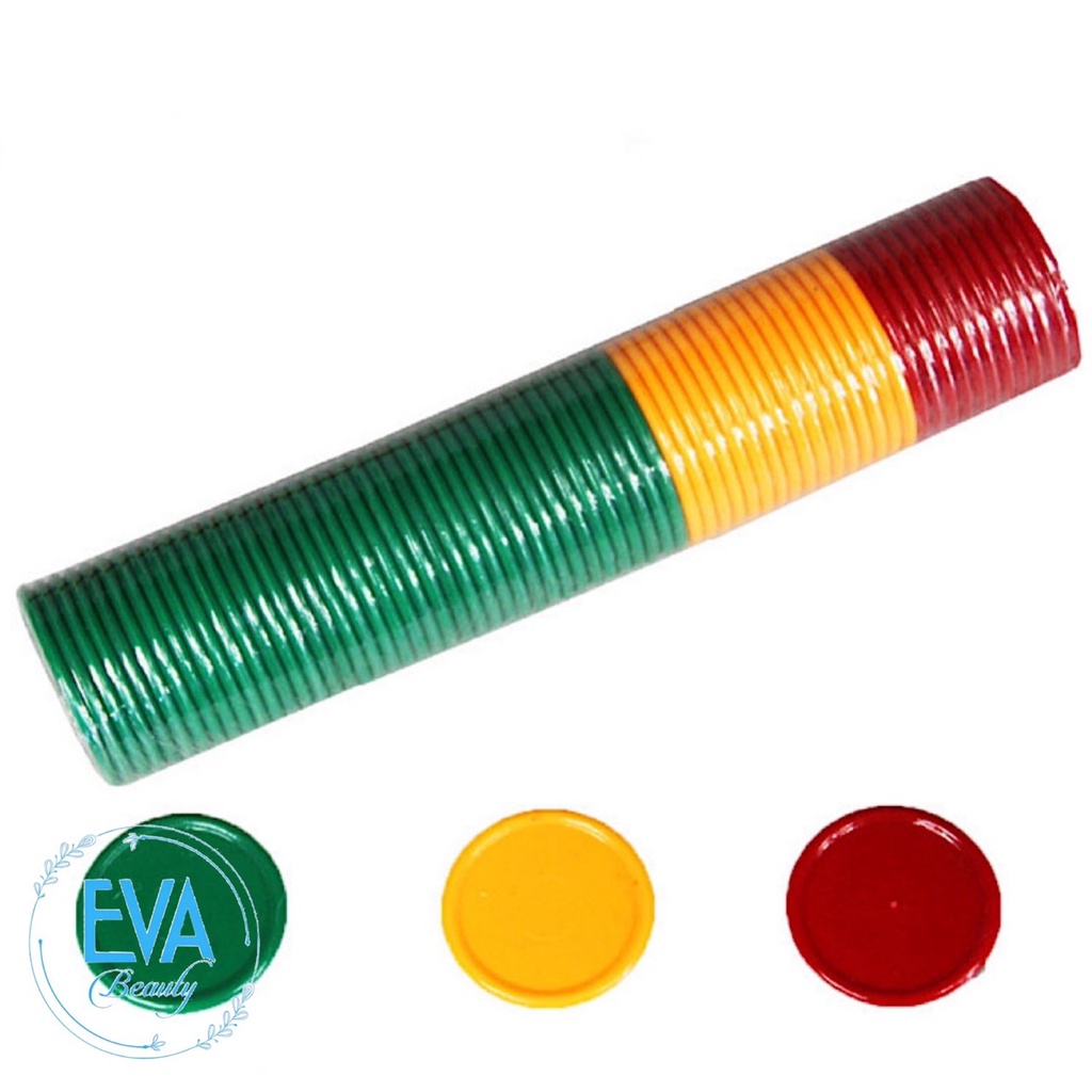 Bộ Đồ Chơi 68 Đồng Xu Nhựa Chip Poker Trơn Nhiều Màu Cao Cấp M2026