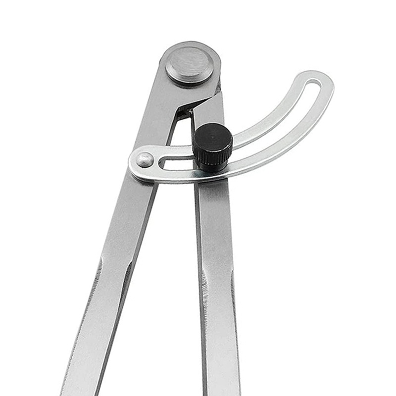 La Bàn 8 Inch 200mm Chia Cánh Chính Xác Với Ngăn Đựng Bút Chì Cho Gỗ Và Da