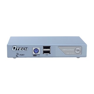 KVM VGA 2 vào 1 DTECH DT8021 (Bộ gộp VGA 2 vào 1 kèm cổng USB điều khiển phím chuột)
