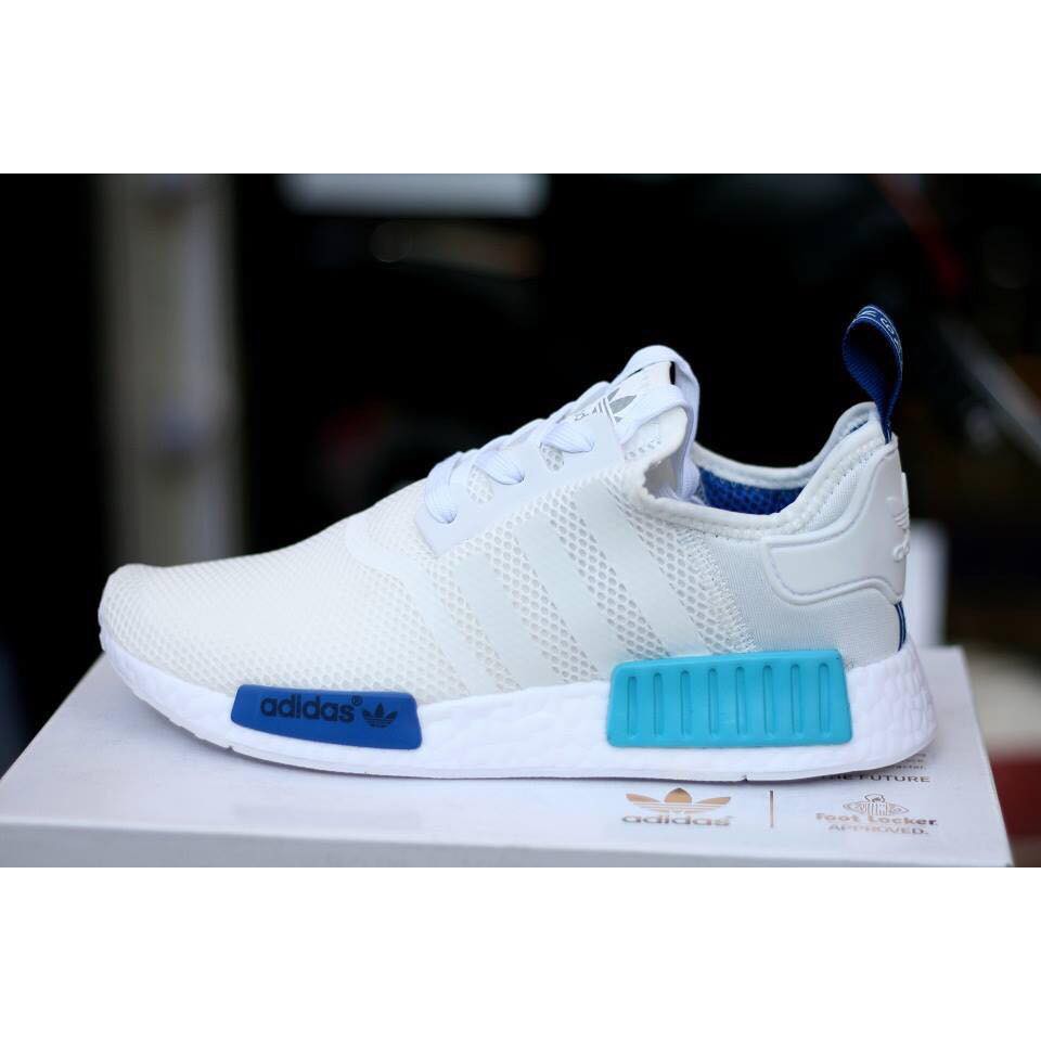 GIÀY THỂ THAO RUNNER NMD TRẮNG XANH