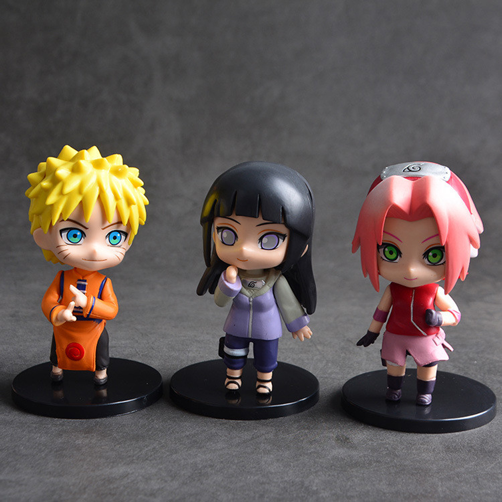 Set 6 Mô Hình Nhân Vật Phim Naruto Cao 10cm