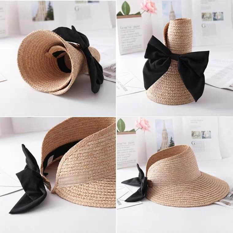 Mũ hở nóc chất rơm tự nhiên,hàng đẹp.