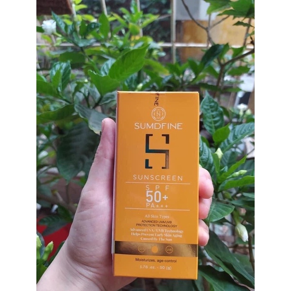 KEM CHỐNG NẮNG SUMDFINE SUNSCREEN SPF 50+, PA +++