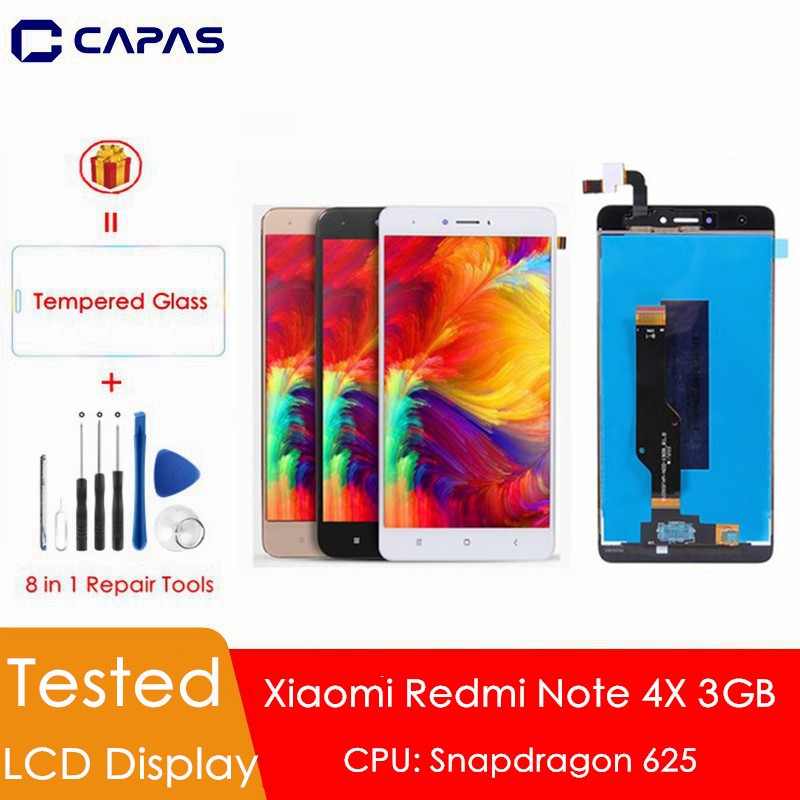 Màn Hình Lcd Cảm Ứng 100% Cho Xiaomi Redmi Note 4x (snapdragon 625) 3gb Ram 10