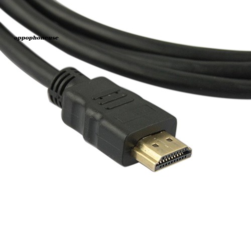 【OPHE】6Ft 1.8M VGA HDMI Gold Male To VGA HD-15 Male Cable 1080P HDMI-VGA M/M Wire