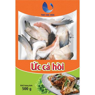 Ức cá hồi tân hải hòa khay 500g