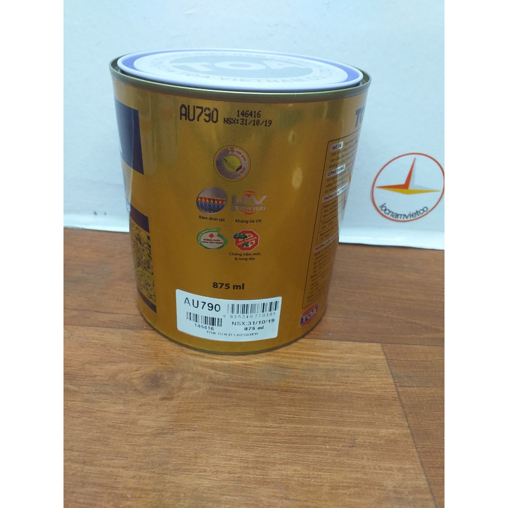 Sơn nước nhũ vàng TOA Gold Emulsion Dùng cho bê tông 1Kg