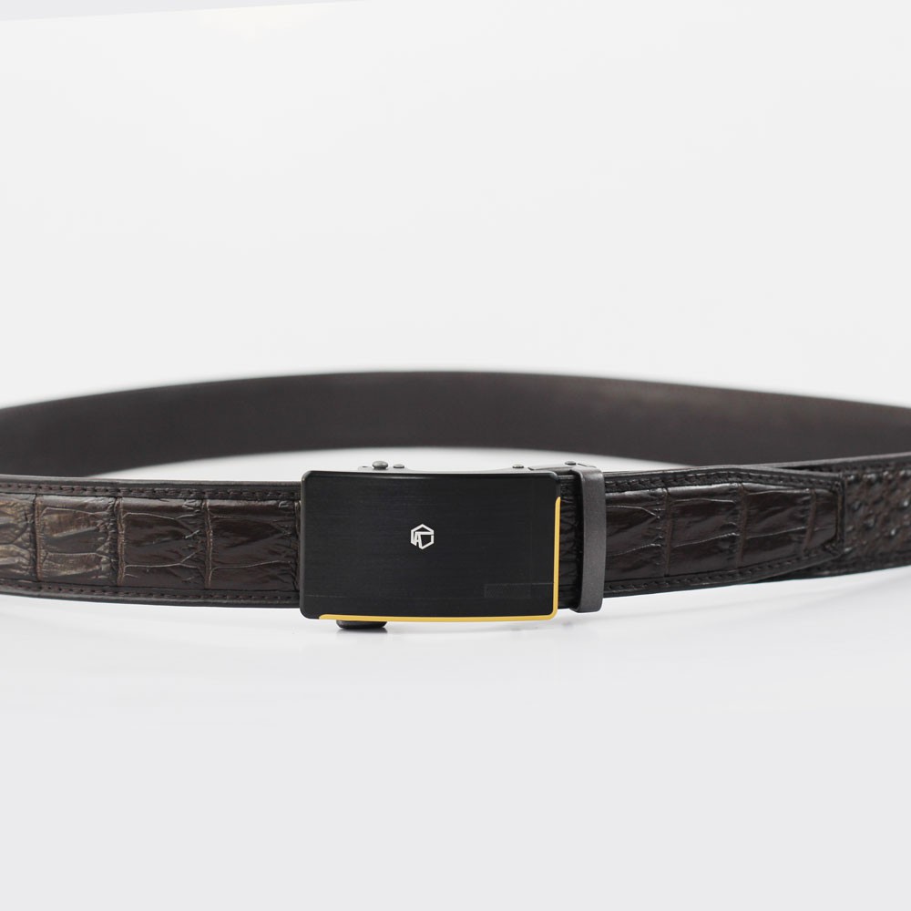 Thắt lưng nam da bò Anh Tho Leather TN750 - Da bò vân cá sấu gai