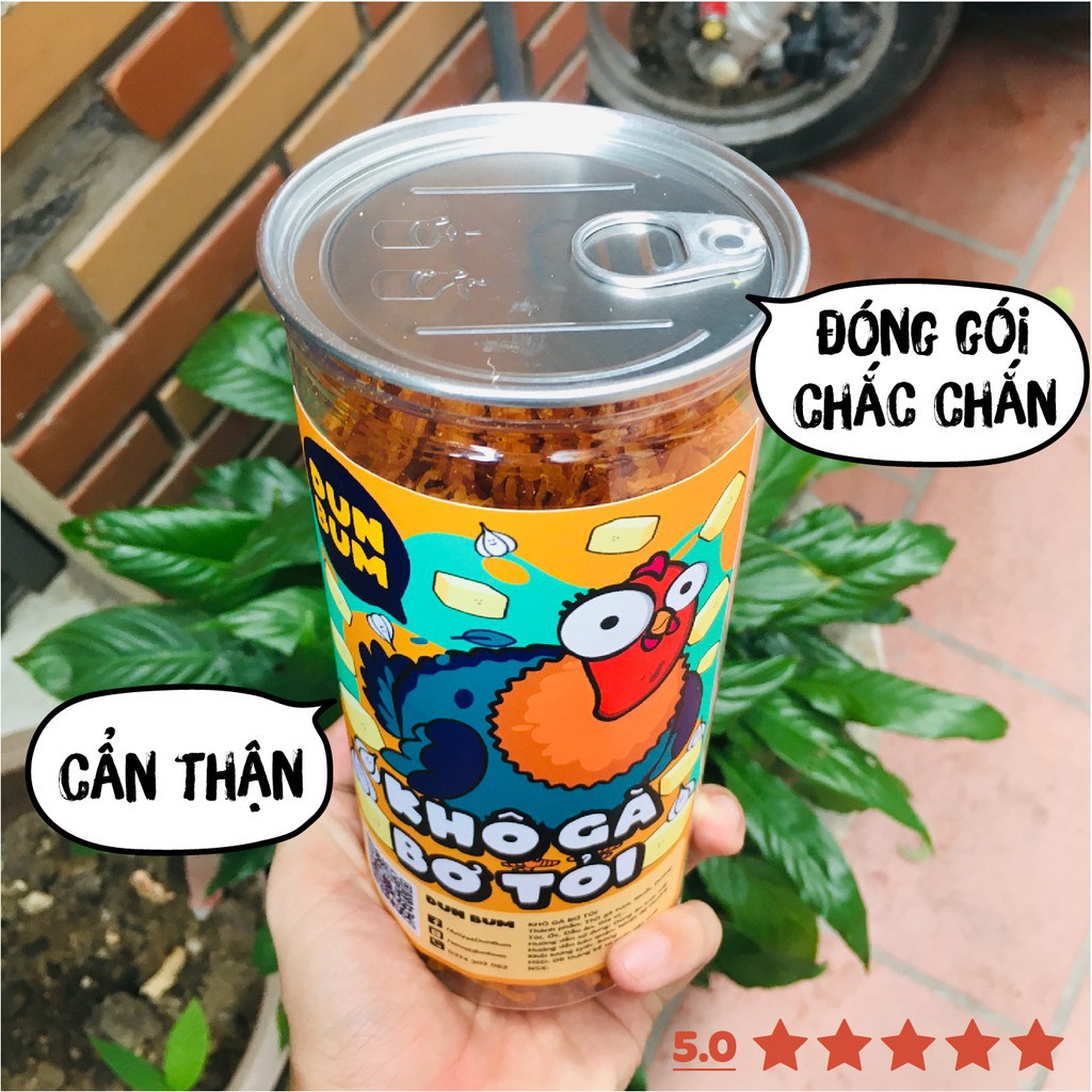 [Mã 77FMCGSALE1 giảm 10% đơn 250K] Khô gà bơ tỏi xé cay DumBum 300g đồ ăn vặt Sài Gòn vừa ngon vừa rẻ | BigBuy360 - bigbuy360.vn