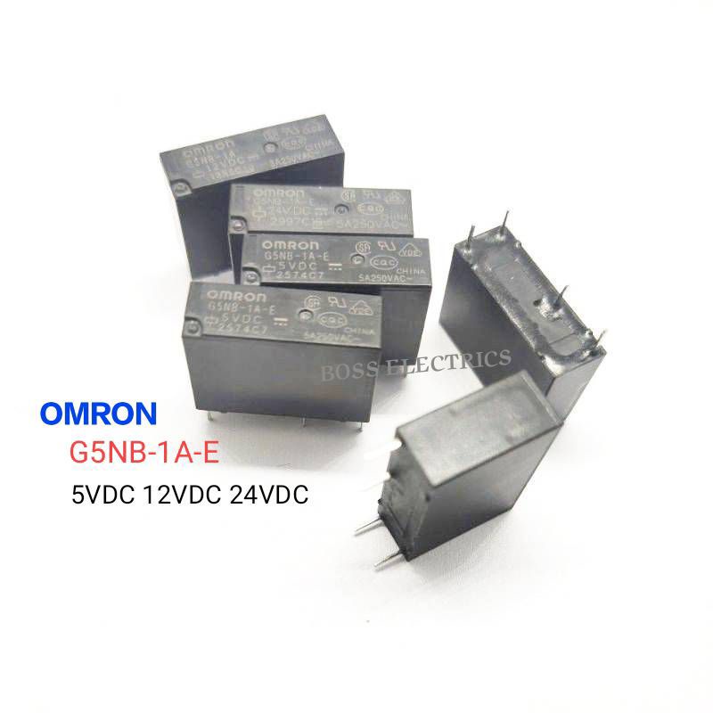 G5NB-1A-E 5VDC 12VDC 24VDC Rơ Le Omron 4 Chân 5A 250VAC