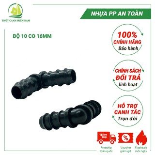 Bộ 10 co nối ống 16mm đinh hình ống cấp nước