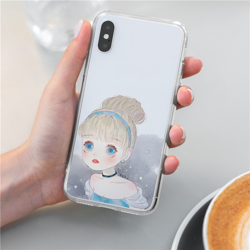 Ốp Điện Thoại Mềm Hình Công Chúa Disney As01 Cho Samsung Galaxy S20 S10 Plus S9 Plus S8 Plus S20 Ultra S10 E