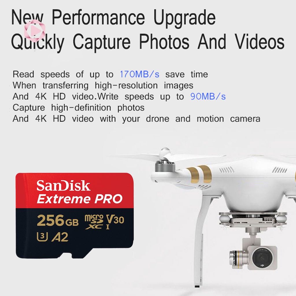 Thẻ Nhớ Sandisk 128gb 256gb 512gb 1tb Tốc Độ Cao Chống Thấm Nước | BigBuy360 - bigbuy360.vn