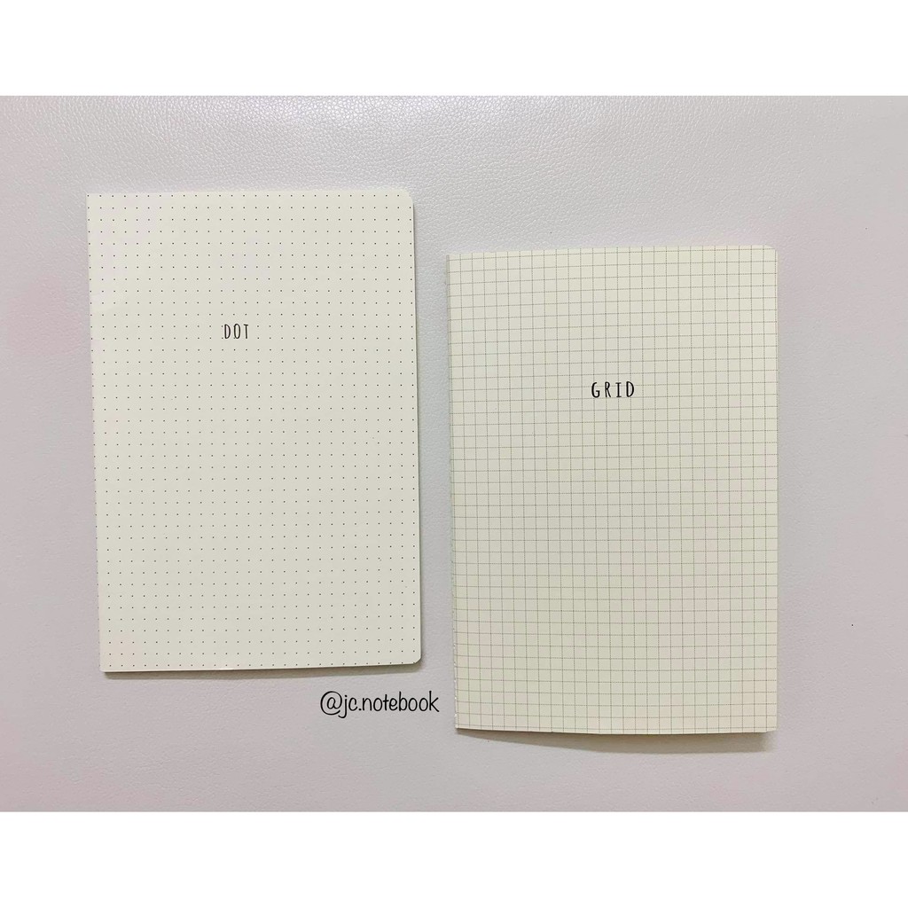 Sổ Dot Grid Chấm Bi / Ô Vuông size A5 / B5 - Sổ Làm Bullet Journal