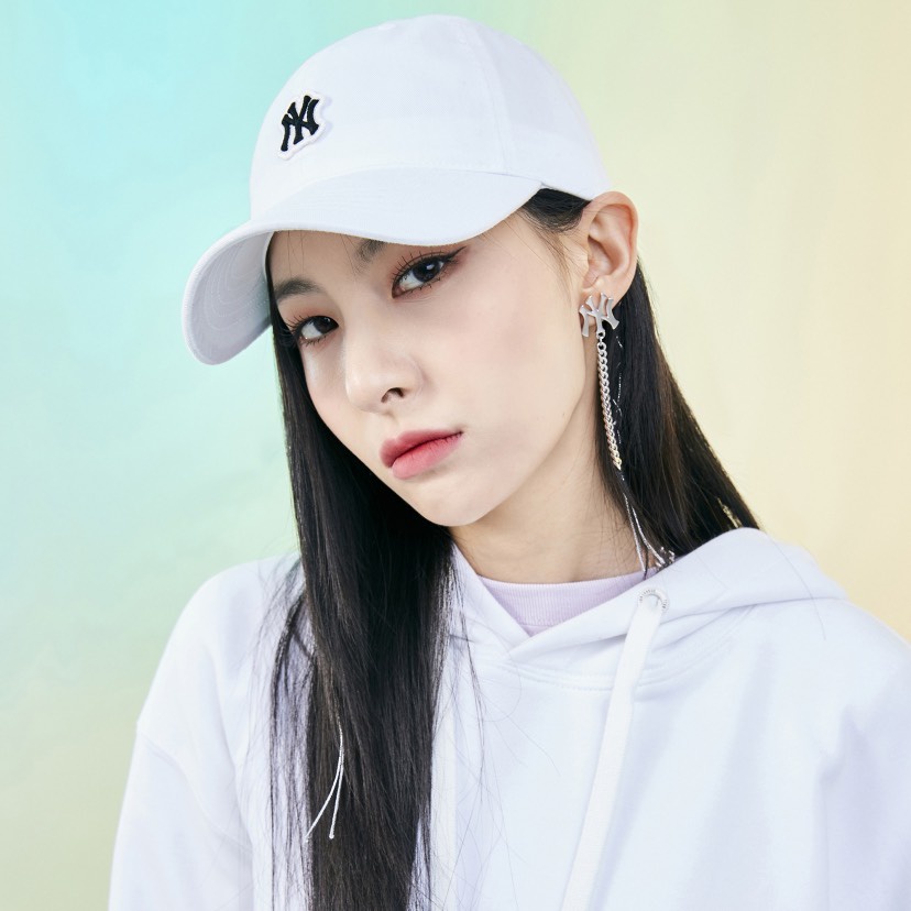 Mũ lưỡi trai MLB thêu chữ NY logo nhỏ hàng xuất dư cao cấp phong cách Hàn Quốc