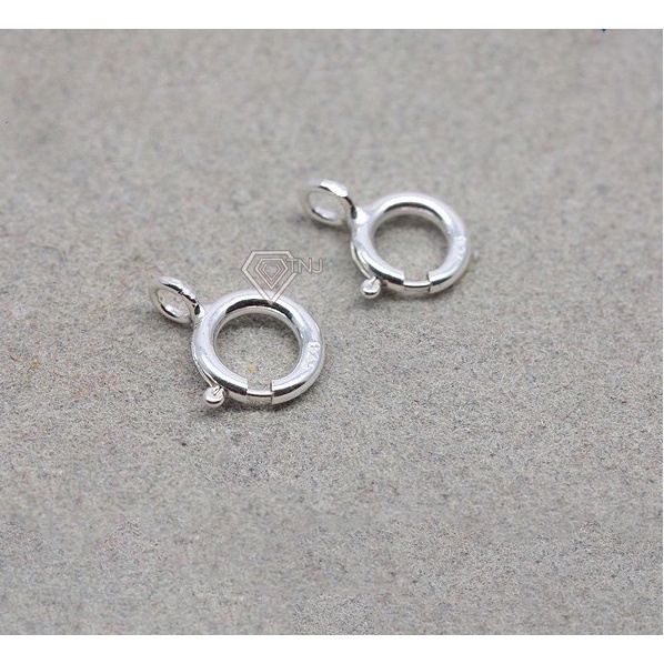 Móc khóa càng cua khóa tròn bạc 925