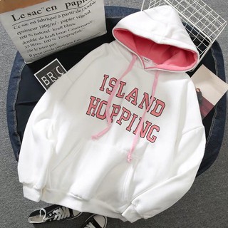 Áo hoodie nỉ ISLAND HOPPINGchất nỉ cao cấp, mũ có 2 lớp hàng đẹp [Kèm hình thật]