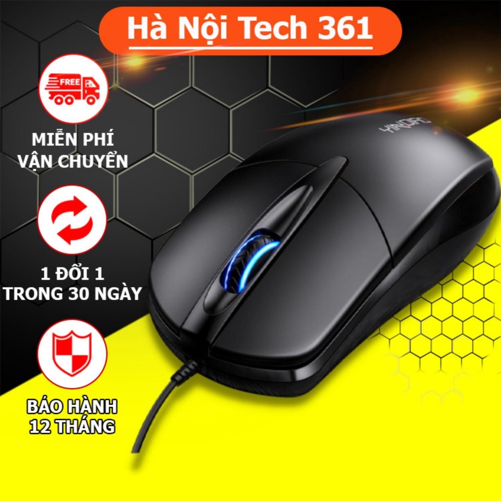 Chuột máy tính G2, chuột có dây quang học dùng cho được cả máy tính và laptop