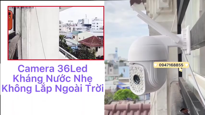 Camera Yoosee Ngoài Trời PTZ 37Led Ban Đêm Có Màu, Kháng Nước - Camera Ngoài Trời Yoosee Xoay 360 | BH 6 Tháng | BigBuy360 - bigbuy360.vn