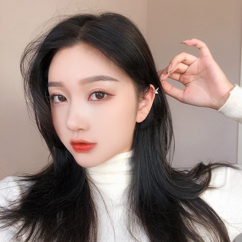 Bộ Khuyên Tai Hình Bướm Đính Đá zircon Cỡ Nhỏ Đơn Giản Cá Tính Dễ Phối Đồ Thời Trang