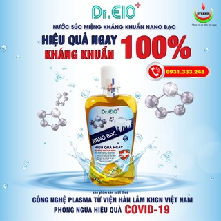 NƯỚC SÚC MIỆNG KHÁNG KHUẨN NANO BẠC Dr.ELO