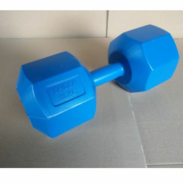 TẠ NHỰA 10KG HÌNH BÁT GIÁC NHỒI SẴN