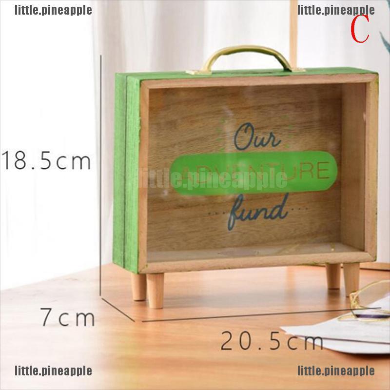 Hộp Đựng Tiền Tiết Kiệm Bằng Gỗ Độc Đáo Tiện Lợi